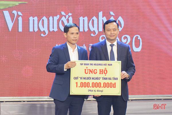 Các doanh nghiệp, nhà hảo tâm ủng hộ Quỹ vì người nghèo Hà Tĩnh hơn 115 tỷ đồng